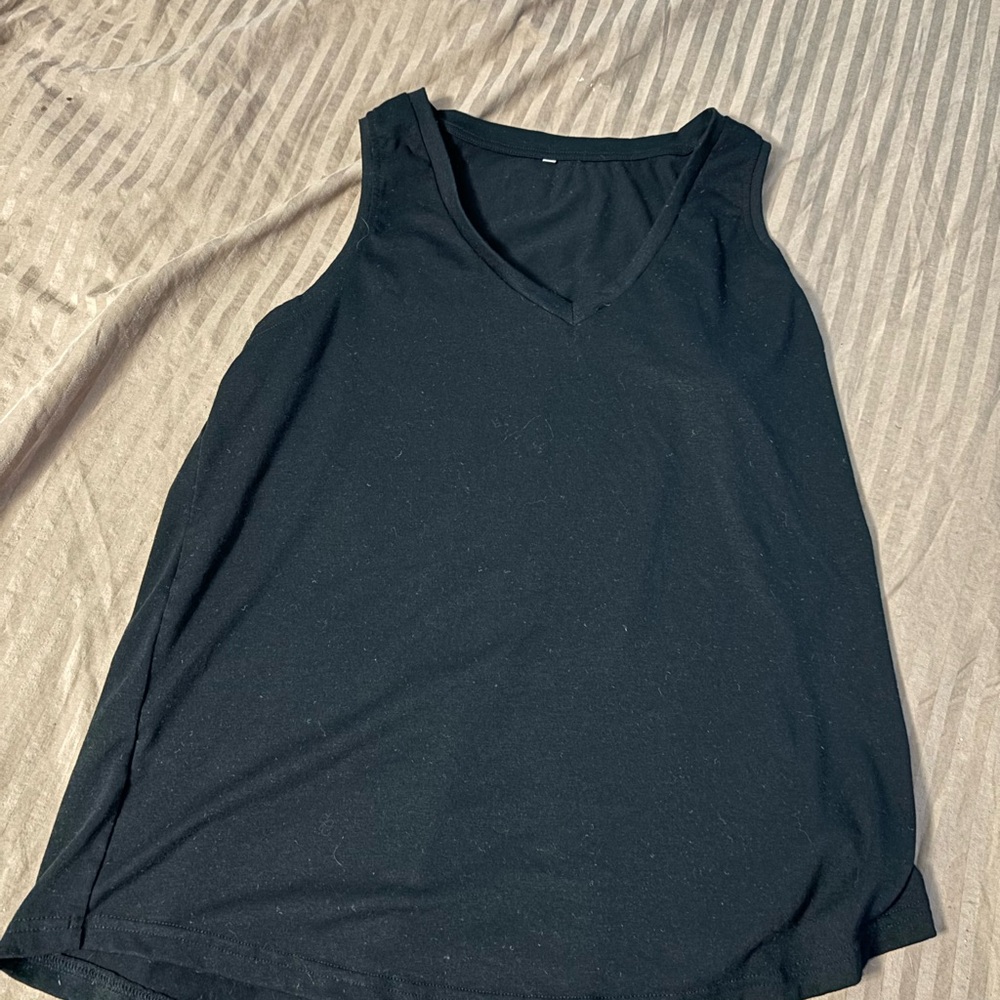 Gray Relaxed Tank Top with Sleeveless Design XXL